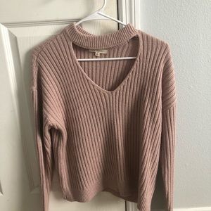 packing link cutout sweater